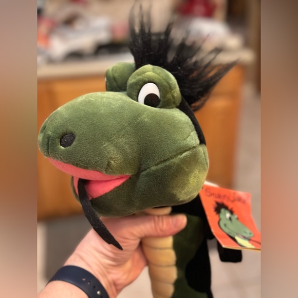 Snakey Jake By Aurora World inc. 2002 W/Original Tags. Shaker In Tail~ 34”L VTG - Picture 14 of 16